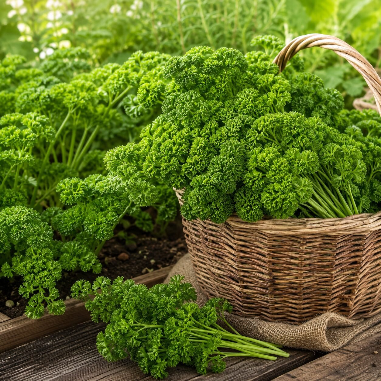 Parsley Moss Curled Herb Seeds - Image 2