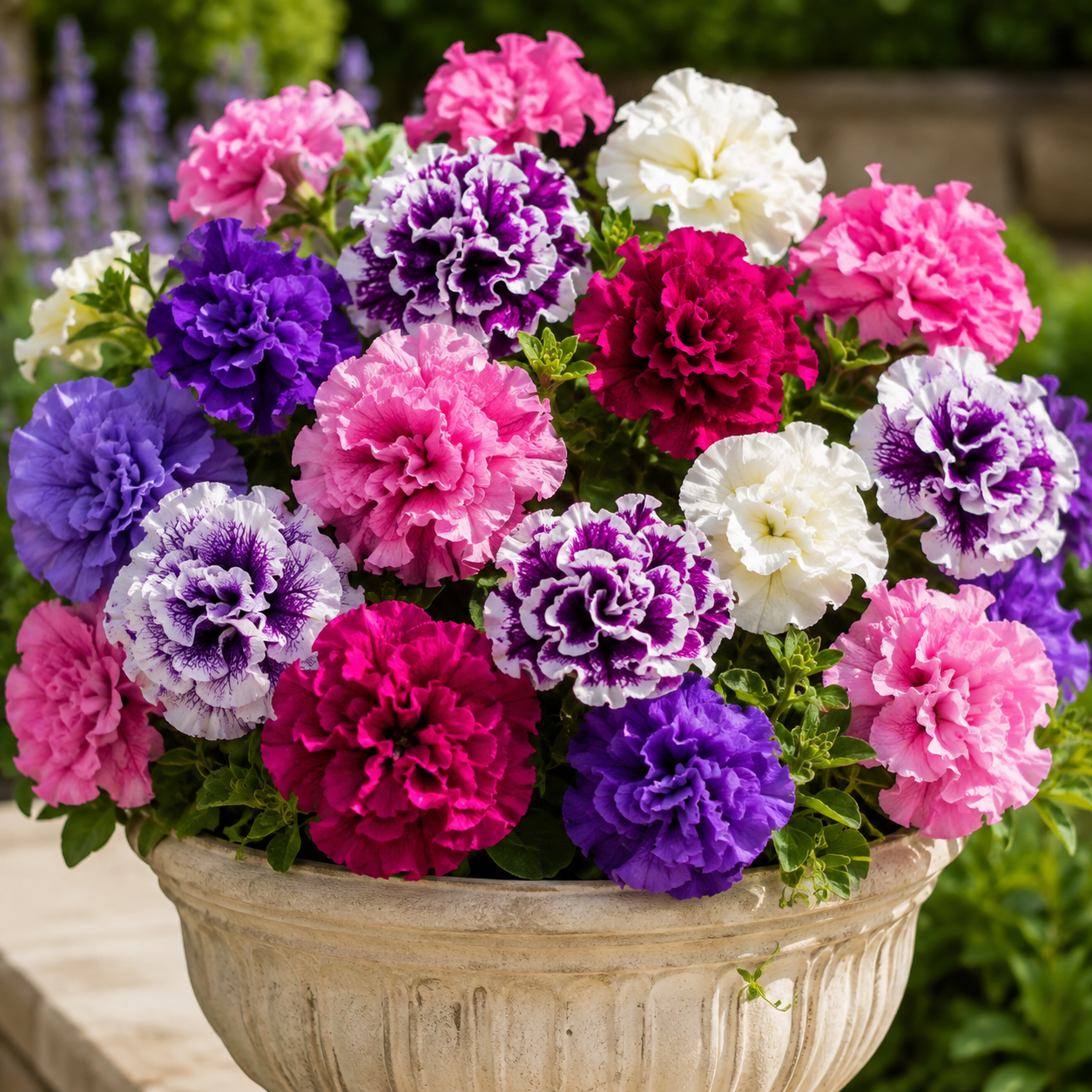 Petunia Glorious Double Mixed Flower Seeds - Image 2