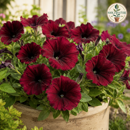 Petunia Grandiflora Burgundy Flower Seeds