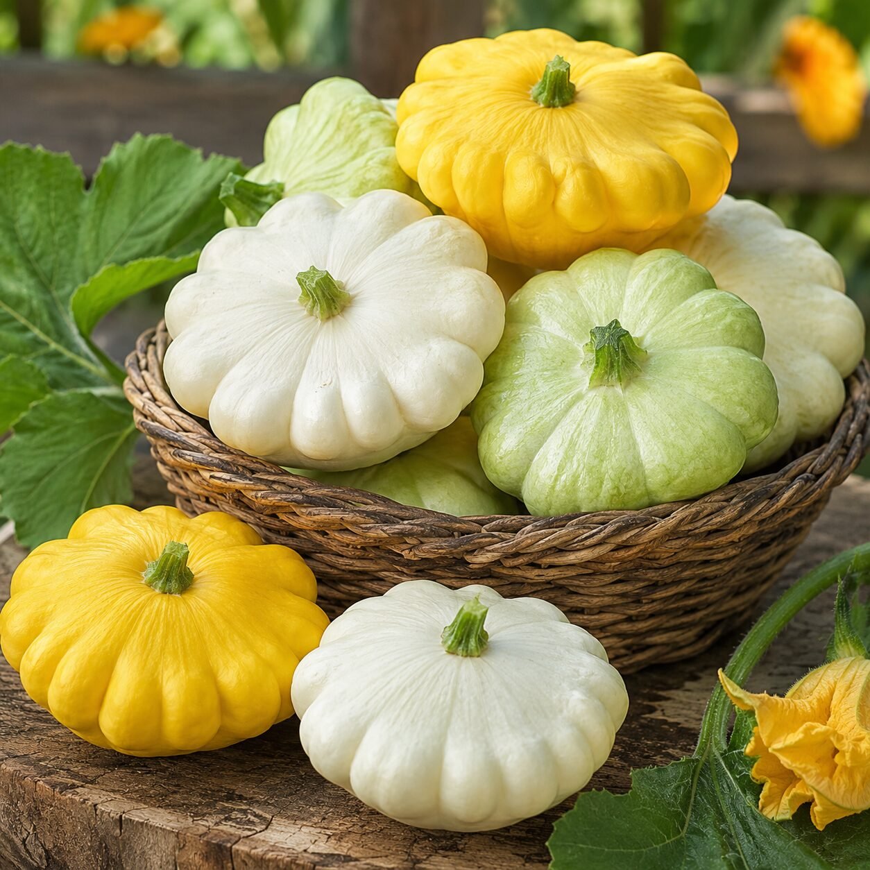 Squash Pattison Pan Seeds - Image 2