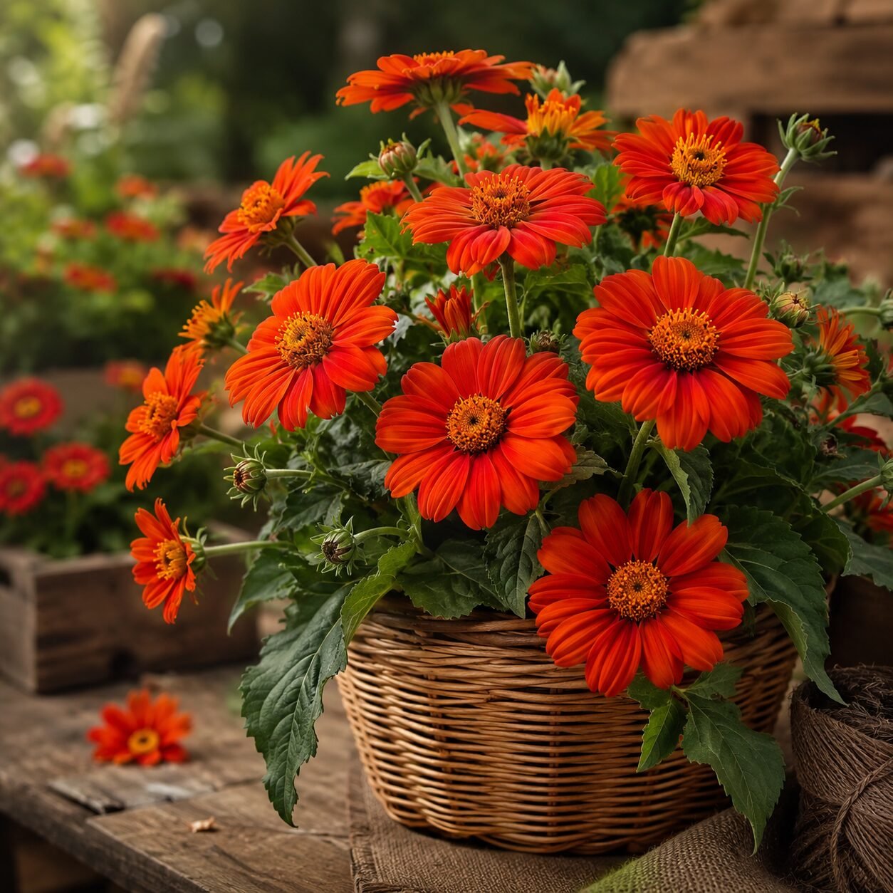 Tithonia Torch Red Flower Seeds - Image 2