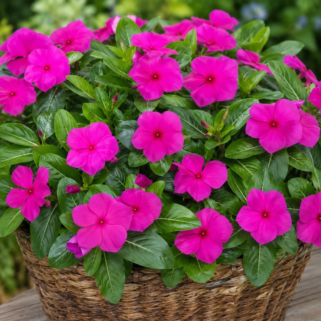Vinca Rosea Magenta Flower Seeds - Image 2