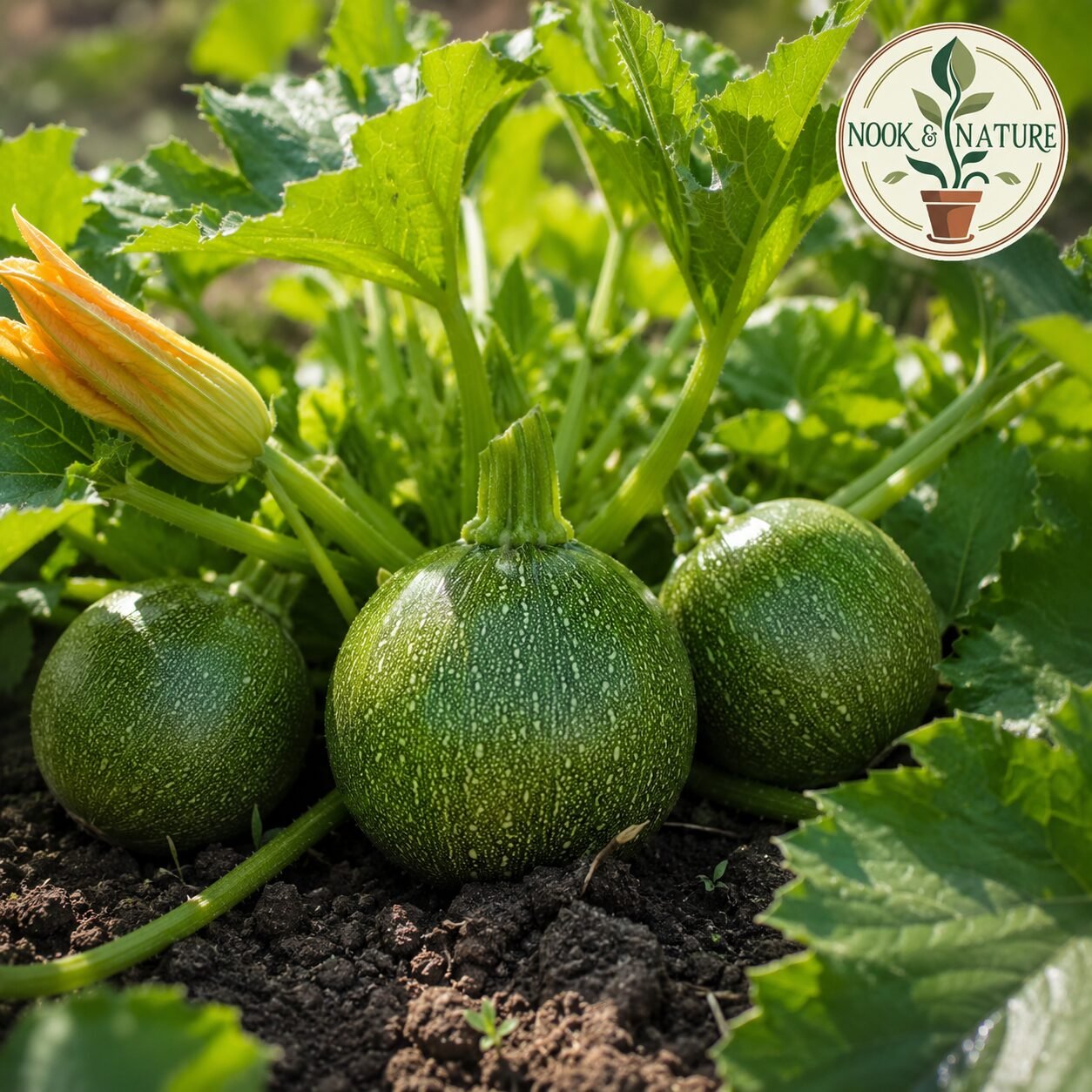 Zucchini Round Tondo Green Seeds
