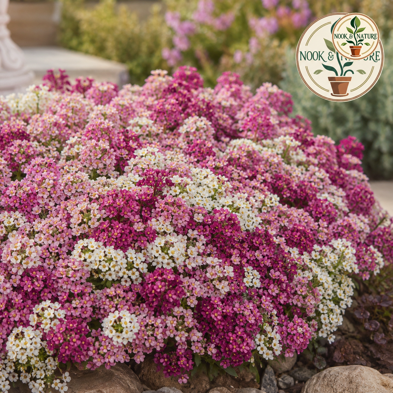 Alyssum Rosie O’Day Flower Seeds - Nook & Nature