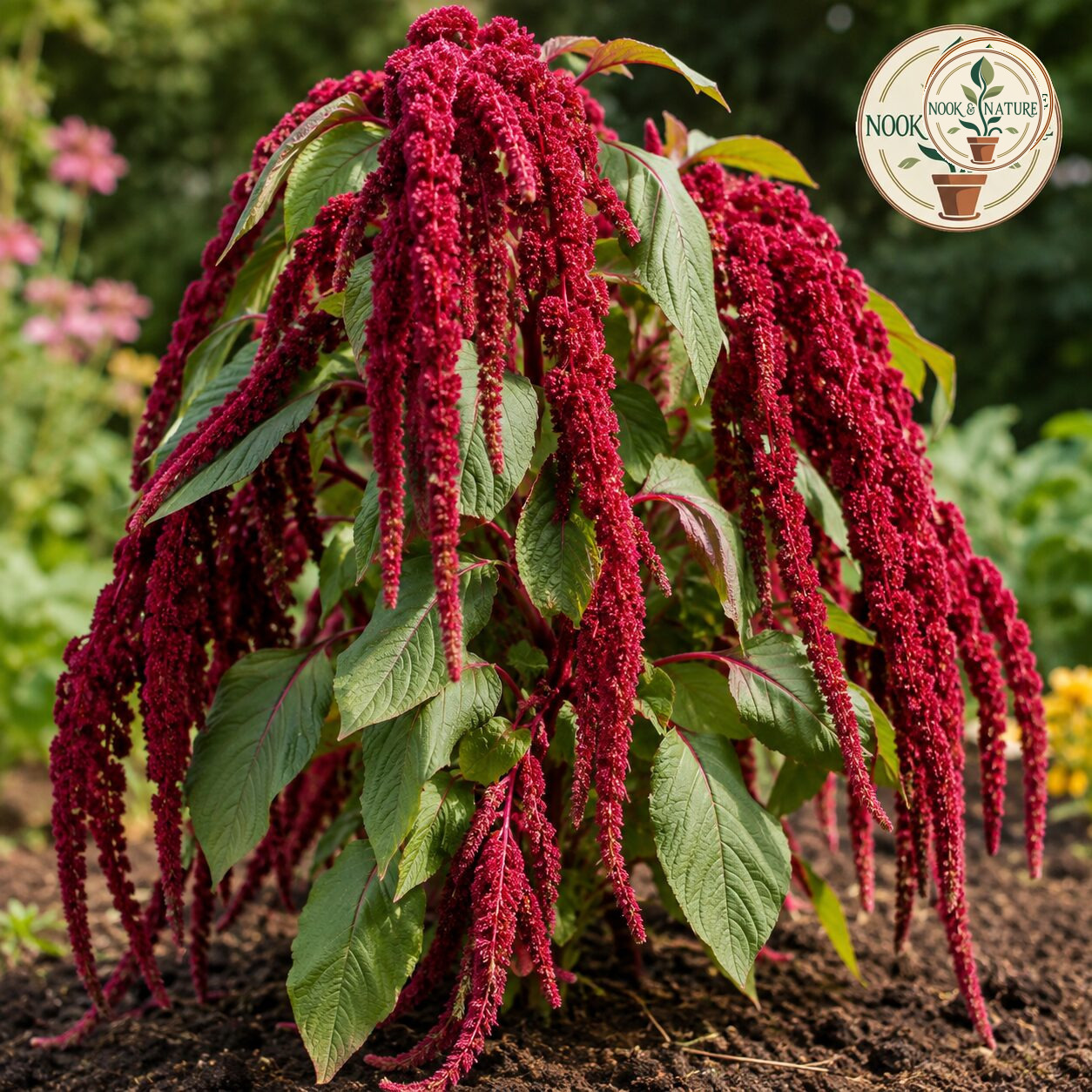 Amaranthus Caudatus Red Flower Seeds - Nook & Nature