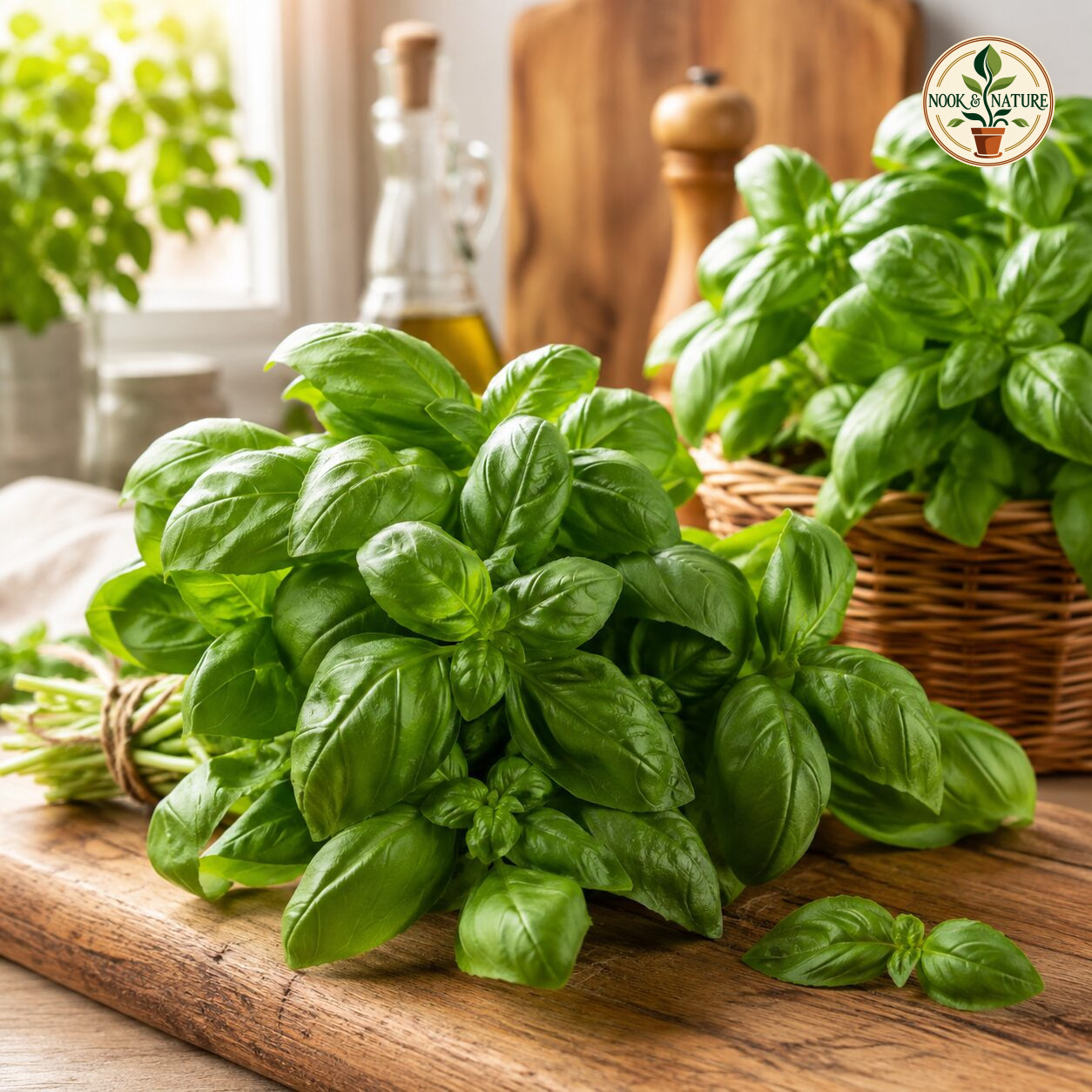 Basil Sweet Scented Herb Seeds - Nook & Nature