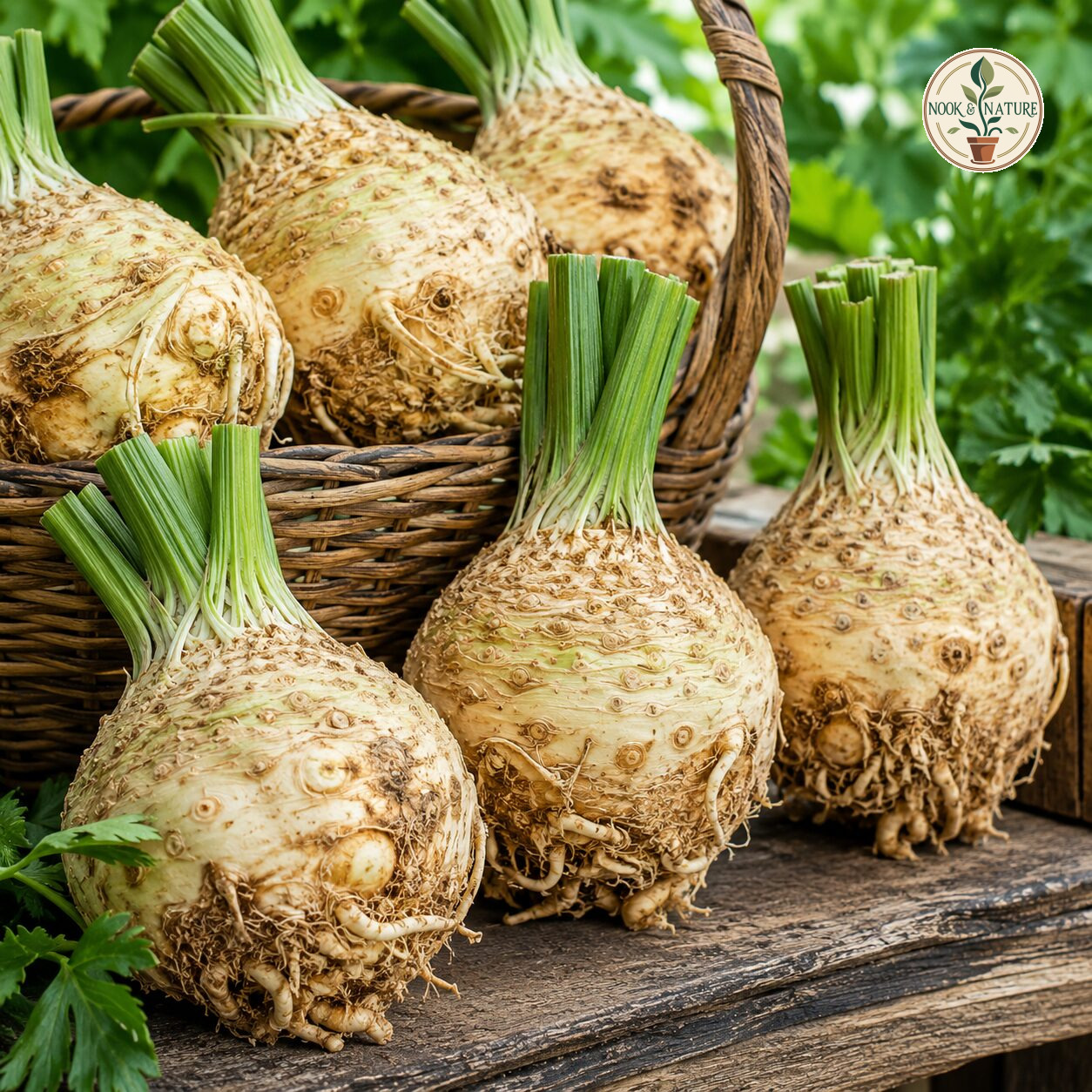 Celeriac Imported Prager Riesen Seeds - Nook & Nature