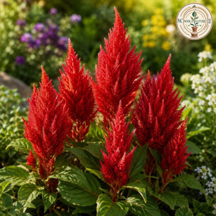 Celosia Plumosa Red Flower Seeds - Nook & Nature