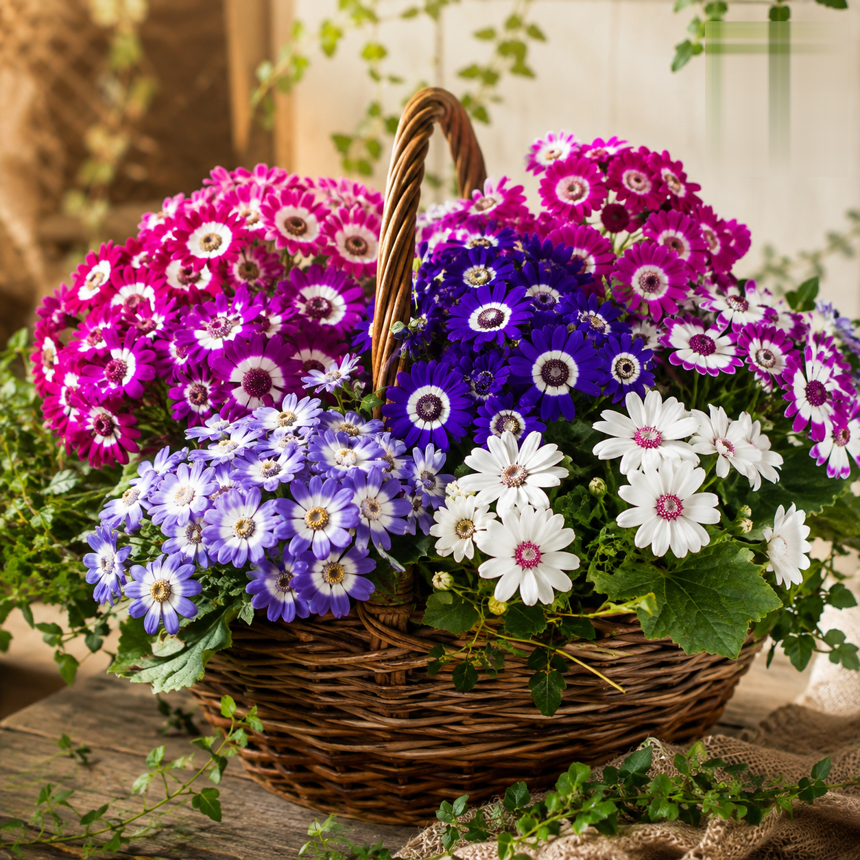 Cineraria Mixed Flower Seeds - Nook & Nature