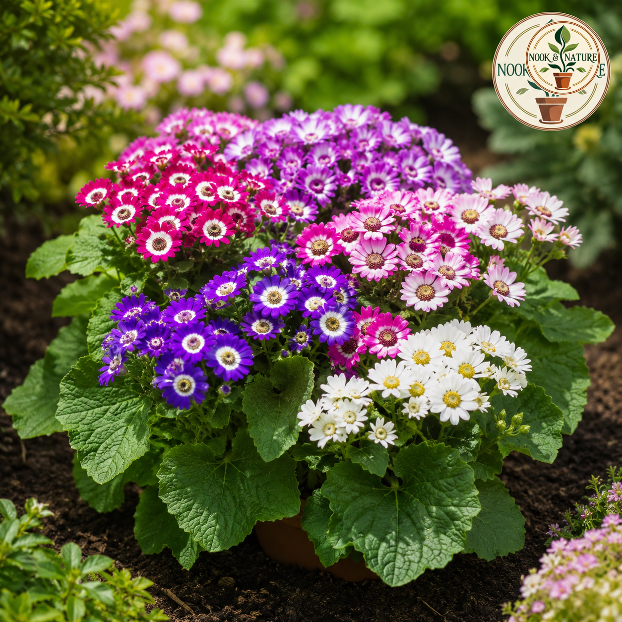 Cineraria Mixed Flower Seeds - Nook & Nature