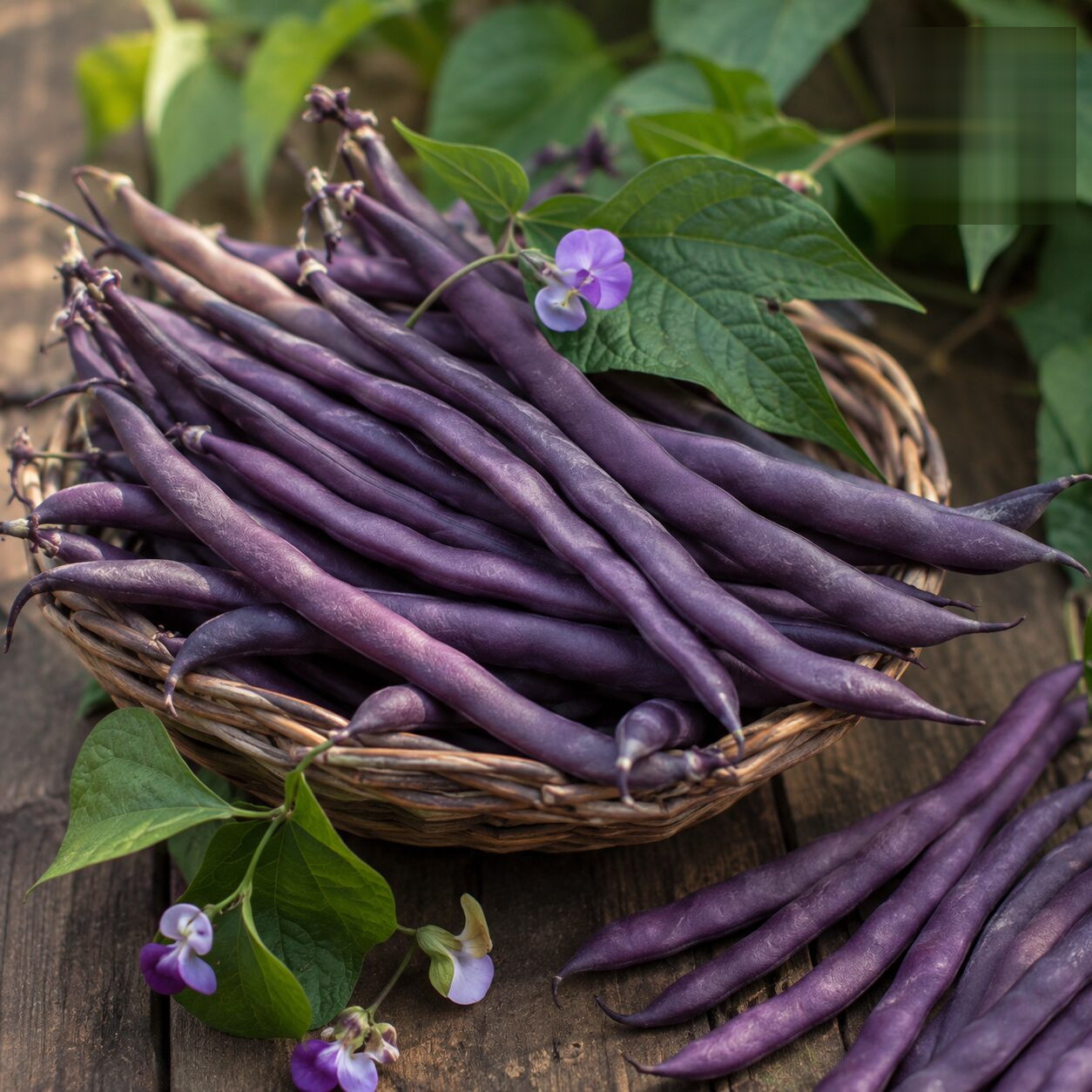 Climbing Beans Violette Seeds - Nook & Nature