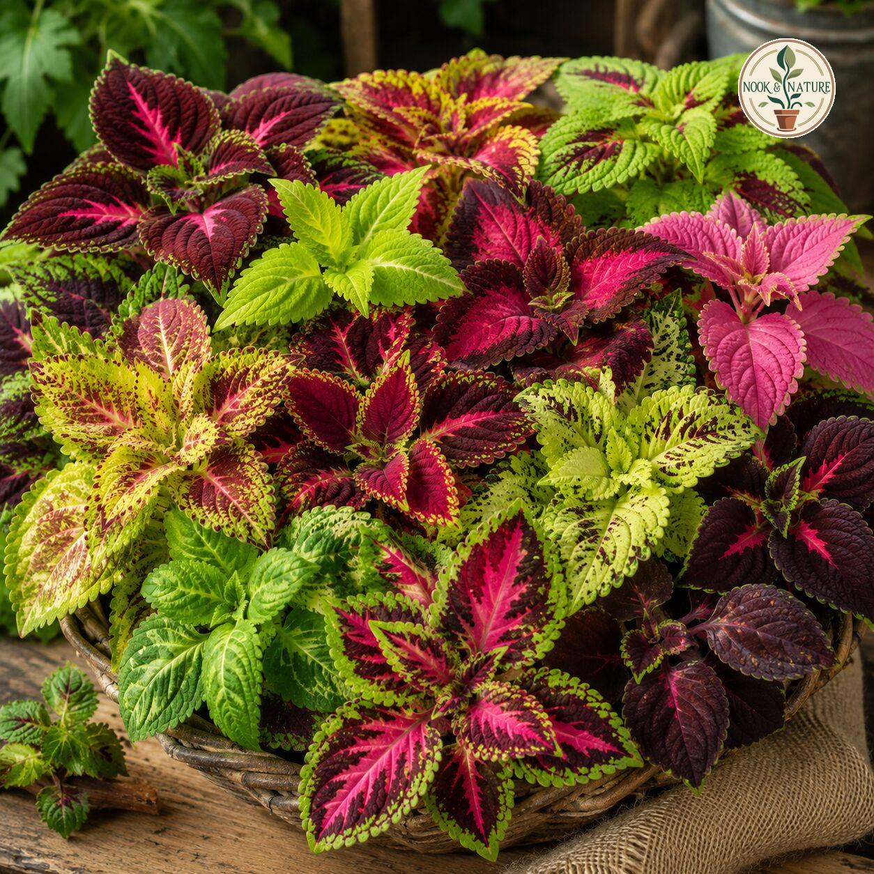 Coleus Rainbow Mixed Seeds - Nook & Nature