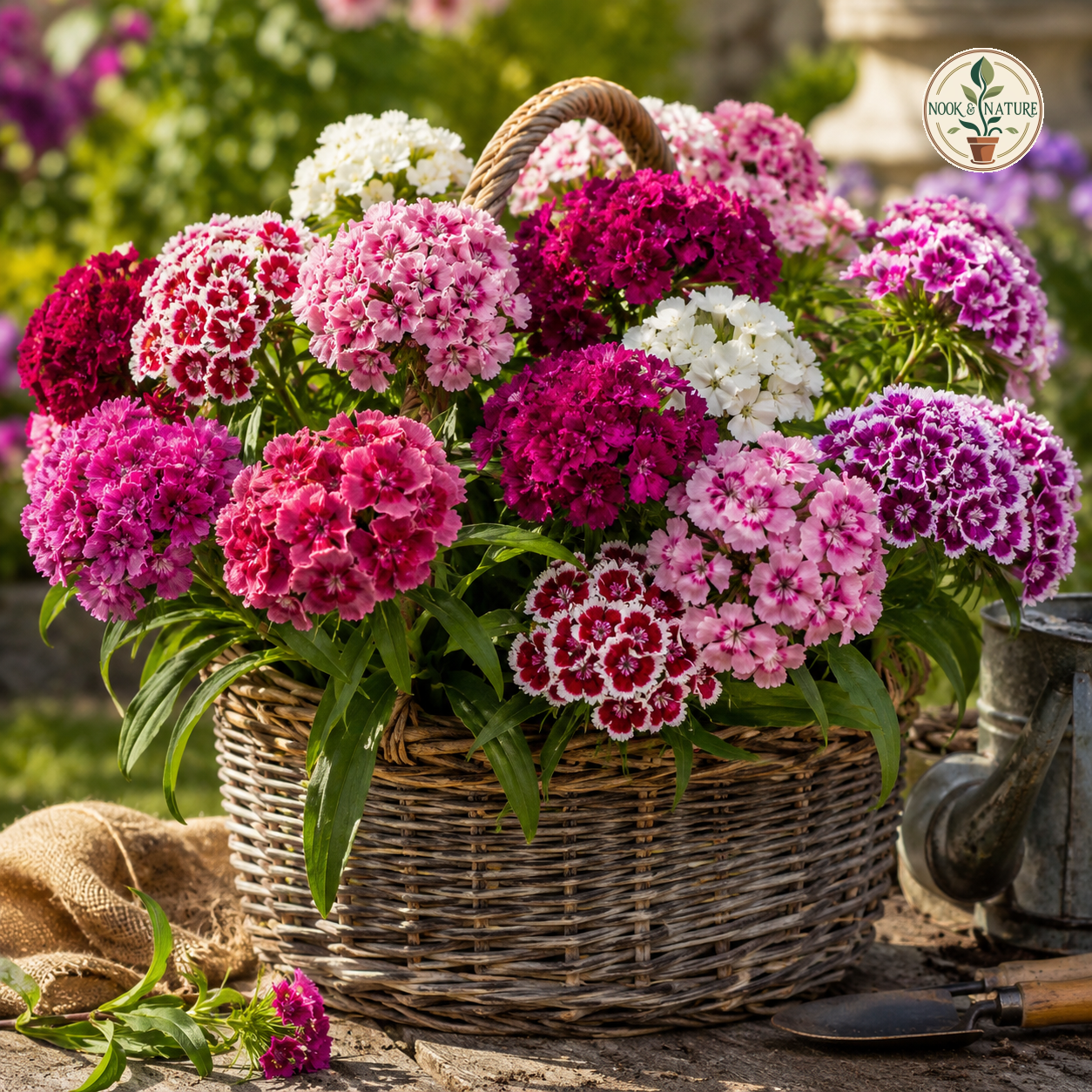 Dianthus Barbatus Mixed Flower Seeds - Nook & Nature
