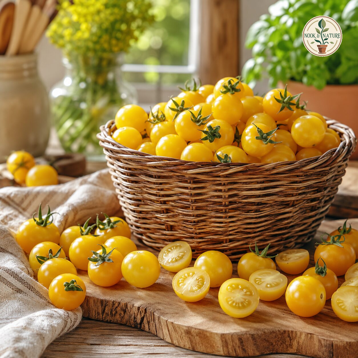F1 Gold Currant Cherry Tomato Seeds - Nook & Nature