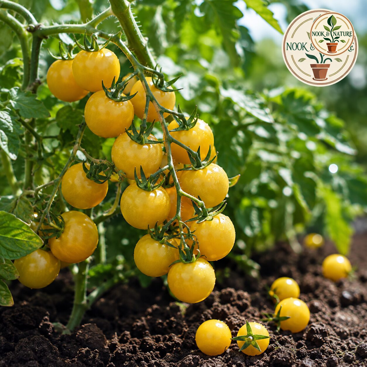 F1 Gold Currant Cherry Tomato Seeds - Nook & Nature