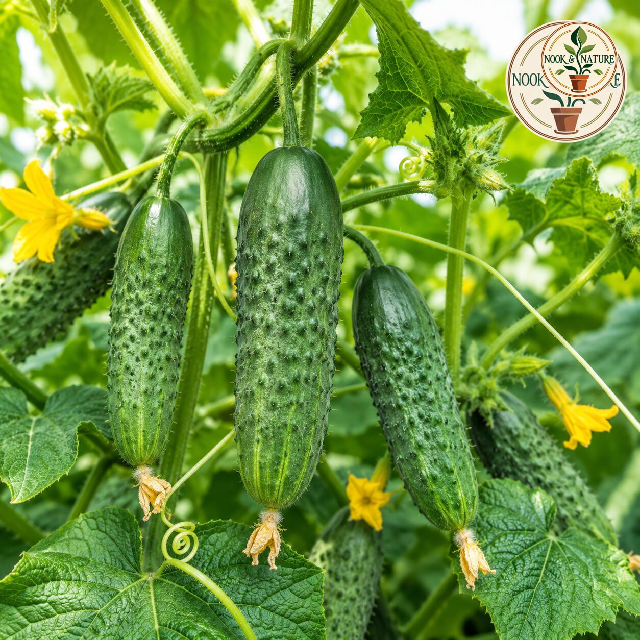 Gherkins Pickling Cucumber Seeds - Nook & Nature