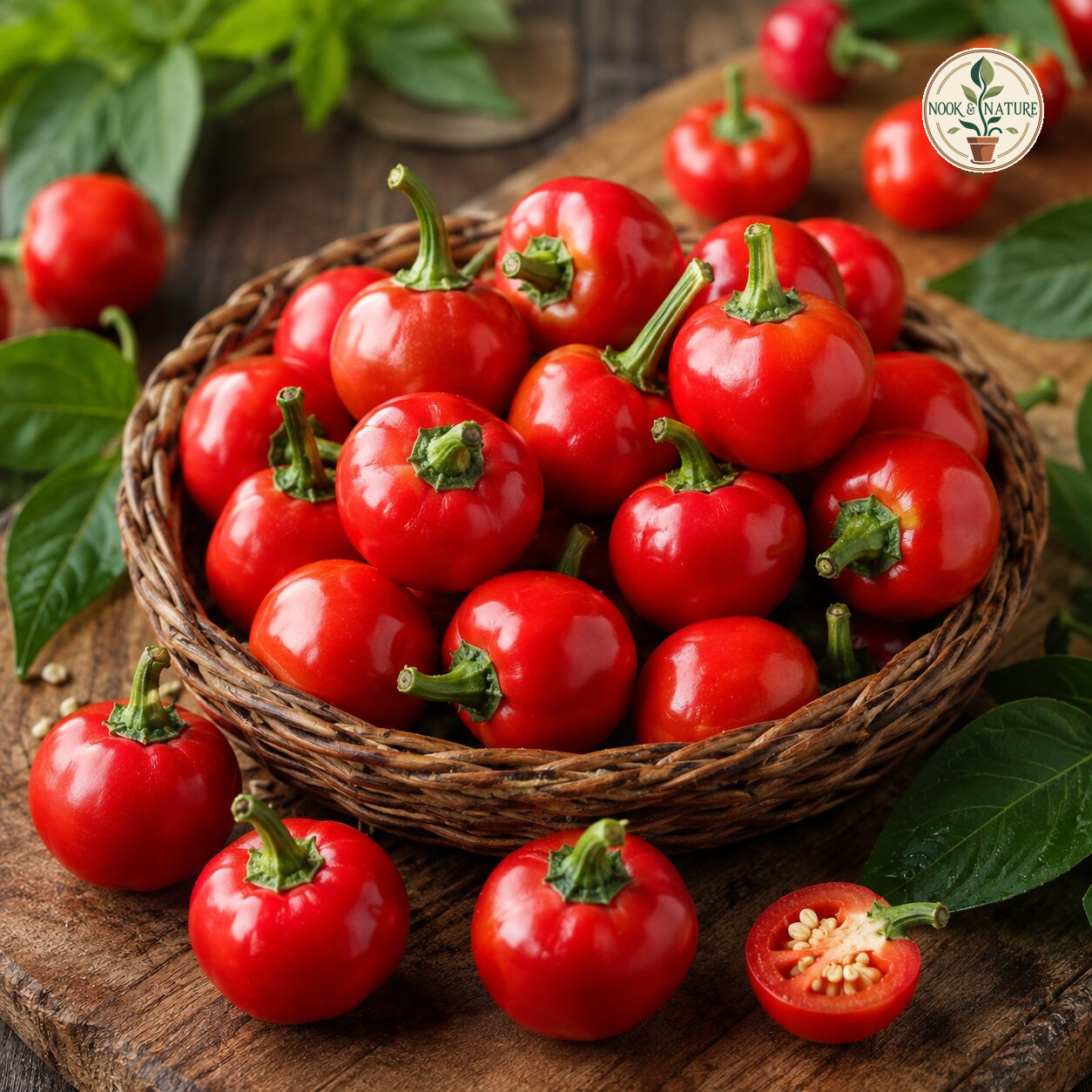 Hot Pepper Round Shaji 115 Seeds - Nook & Nature