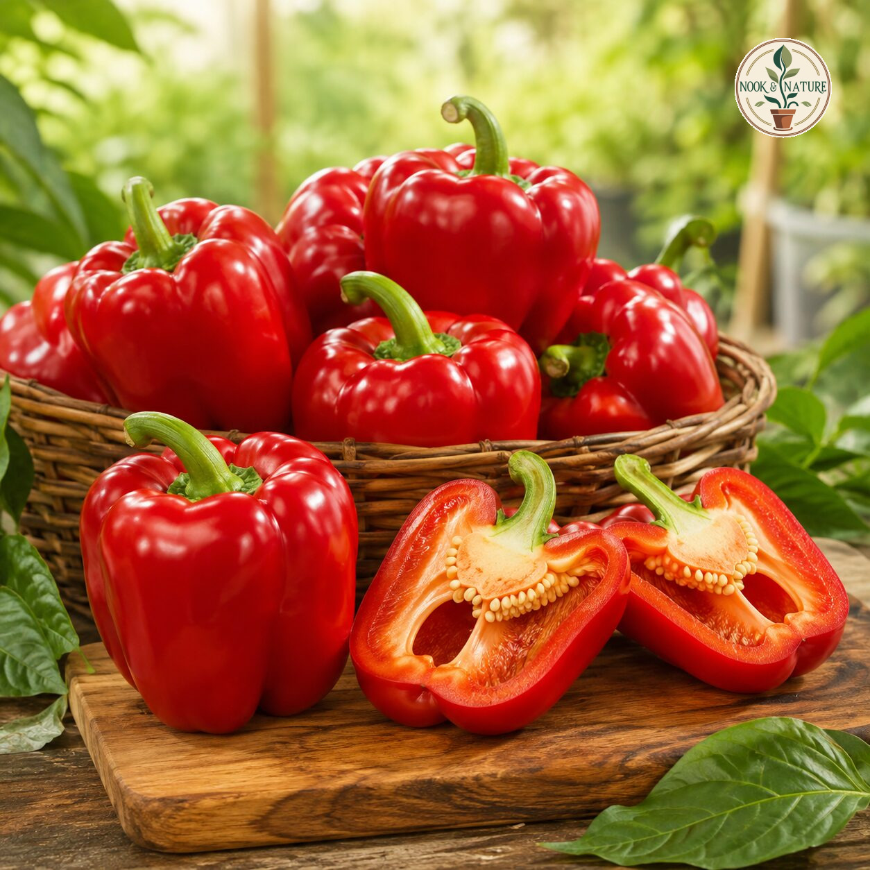 Hybrid Capsicum Red Seeds - Nook & Nature