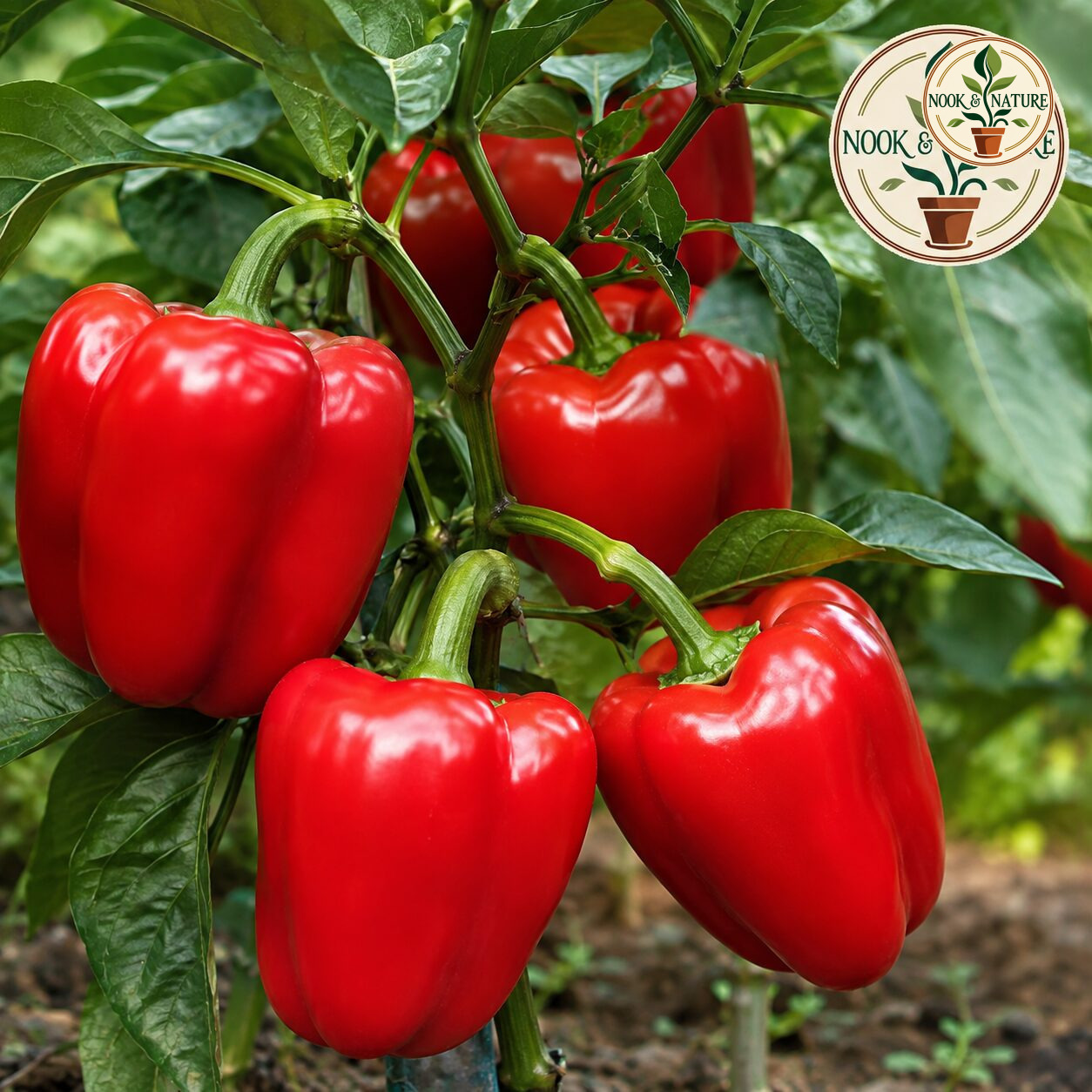Hybrid Capsicum Red Seeds - Nook & Nature