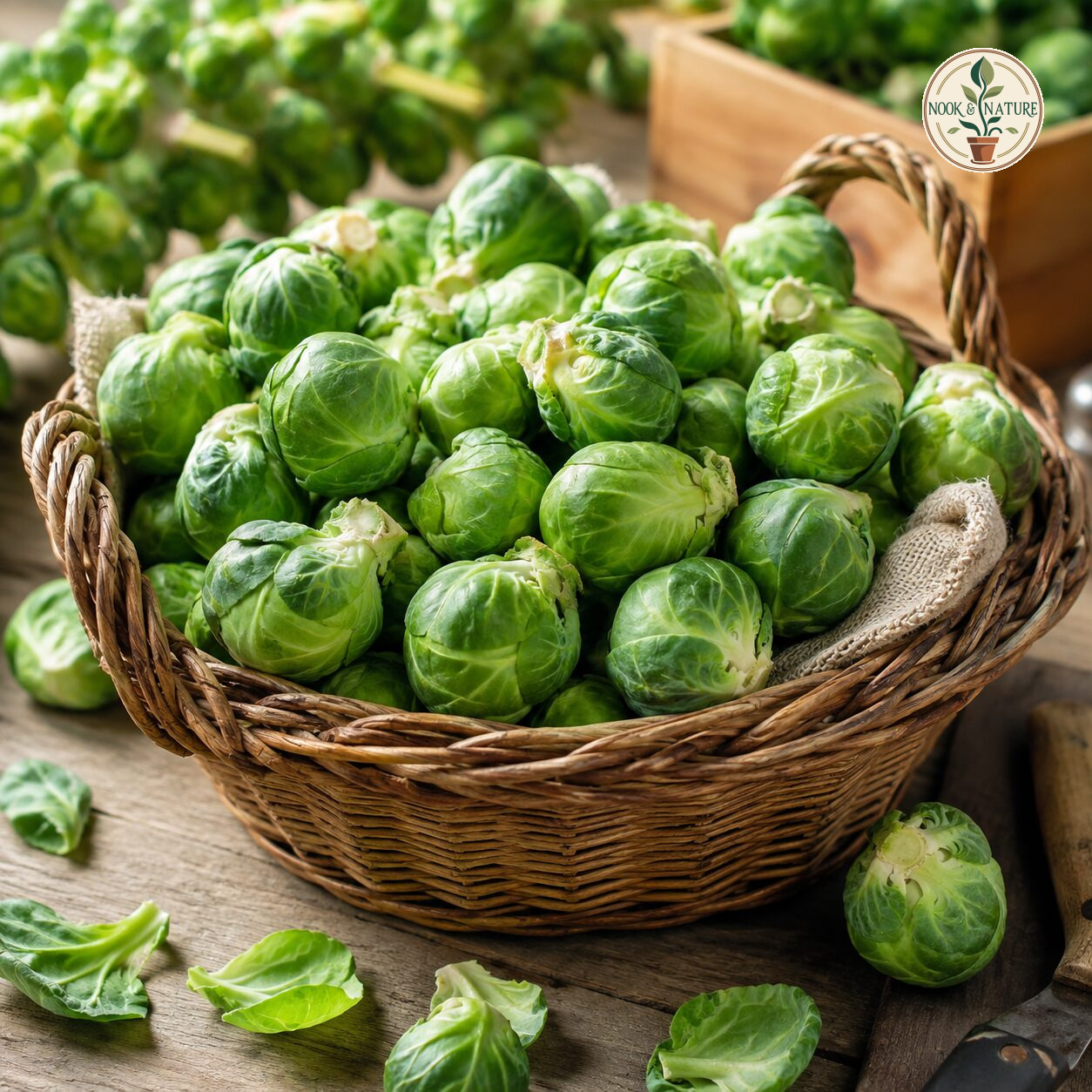 Imported Brussels Sprouts Seeds - Nook & Nature
