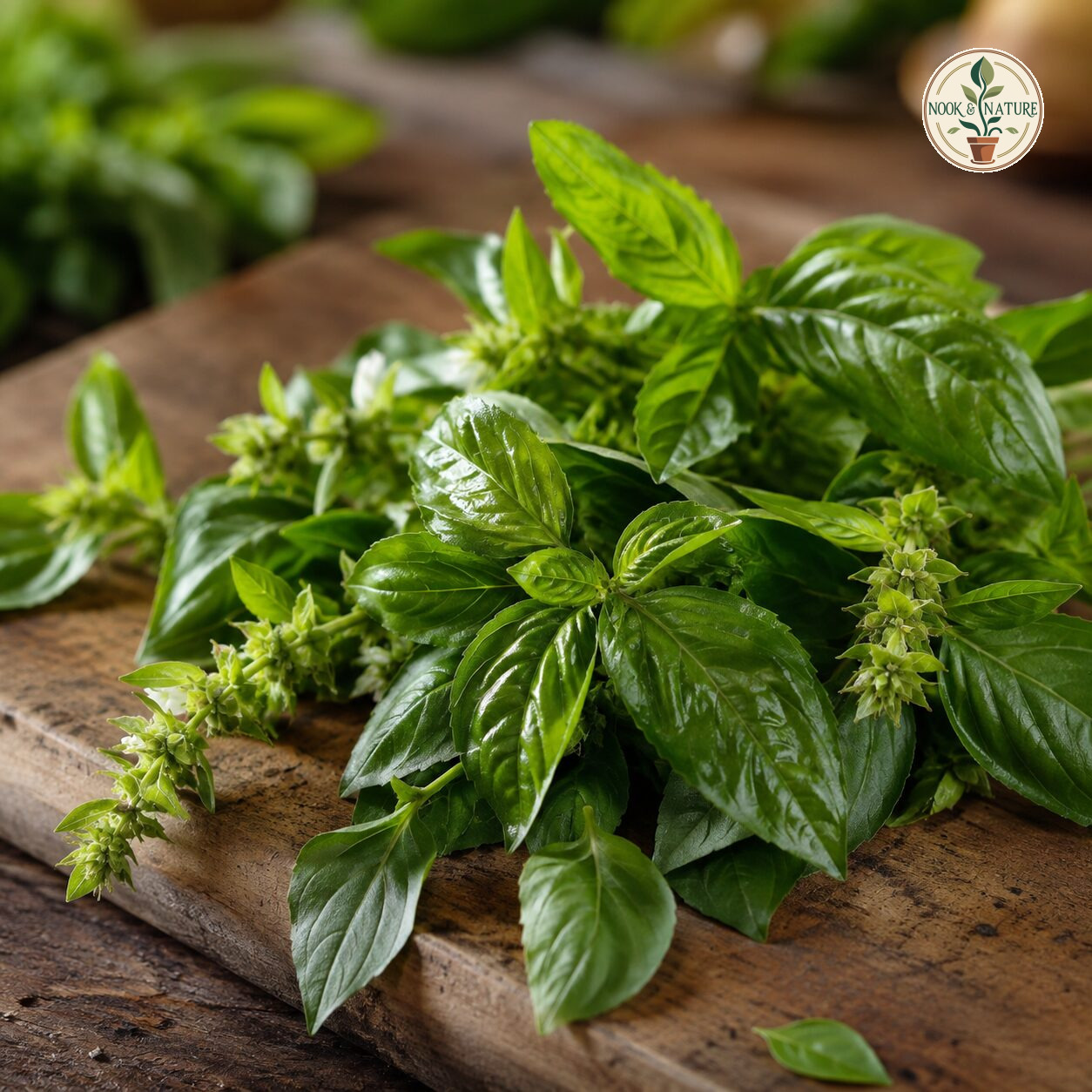 Imported Cinnamon Basil Herb Seeds - Nook & Nature