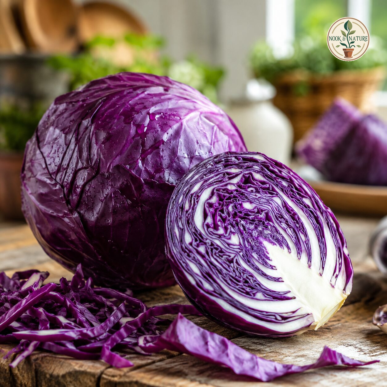 Imported Red Cabbage Seeds - Nook & Nature