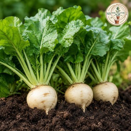 Imported White Beetroot Seeds - Nook & Nature