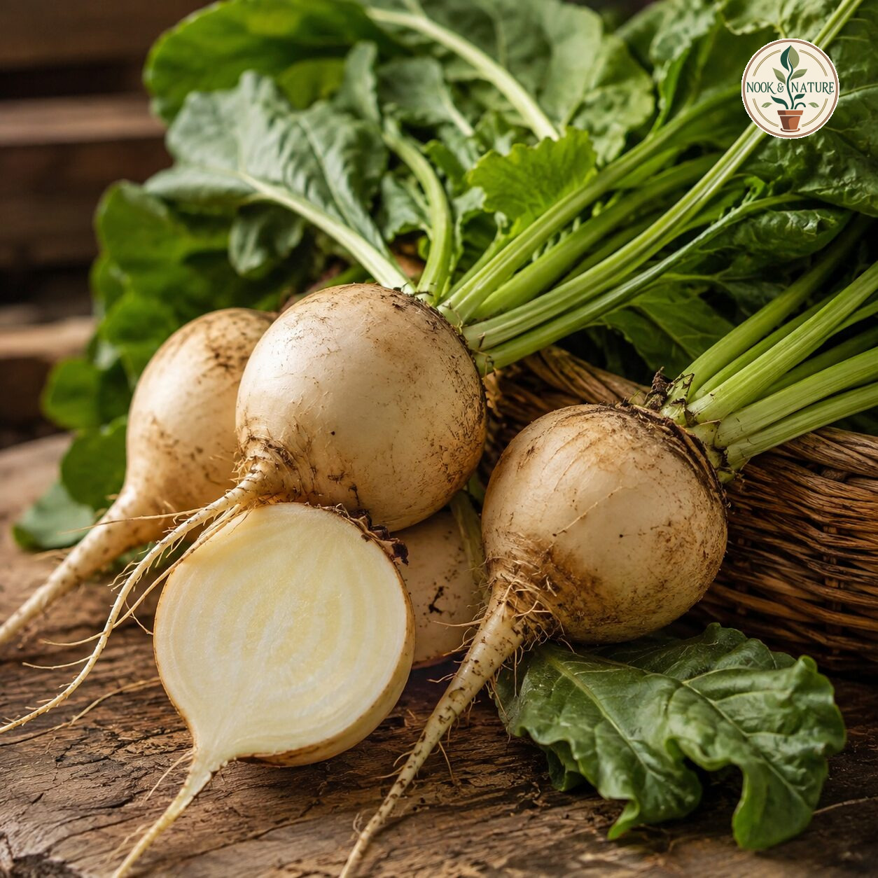 Imported White Beetroot Seeds - Nook & Nature