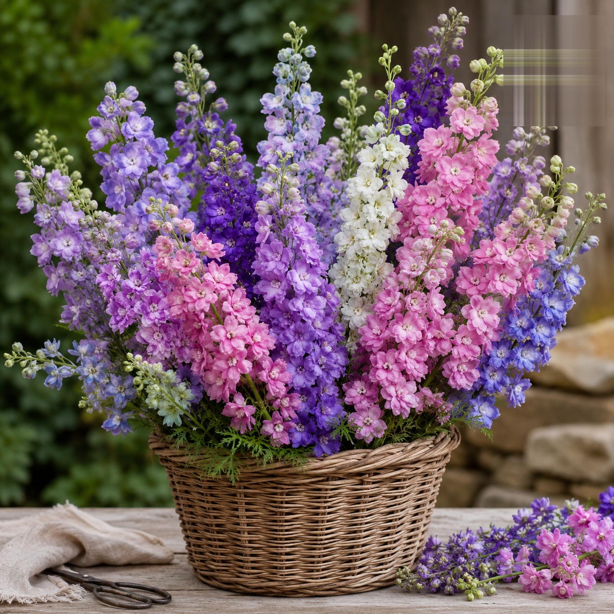 Larkspur Imperial Mixed Flower Seeds - Nook & Nature