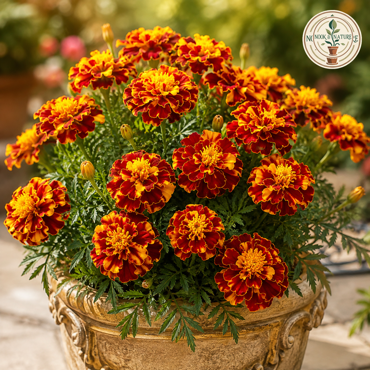Marigold French Royal Flower Seeds - Nook & Nature