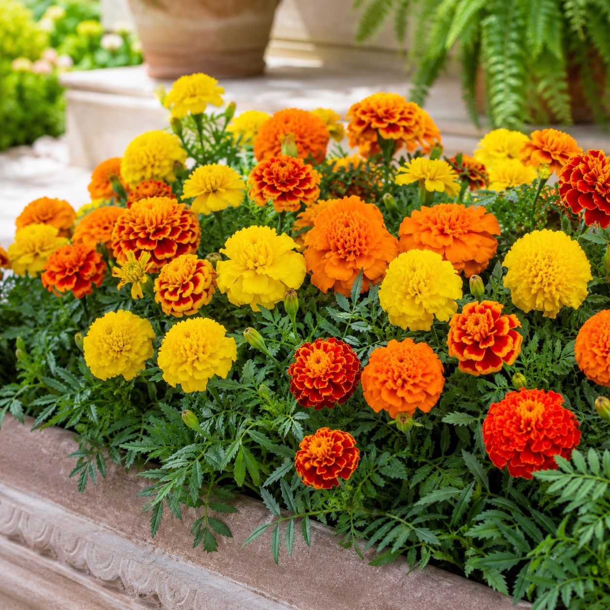 Marigold Mixed Colours Seeds - Image 2