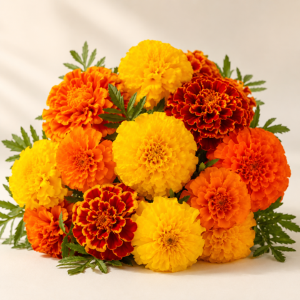 Marigold Mixed Colours Seeds - Nook & Nature