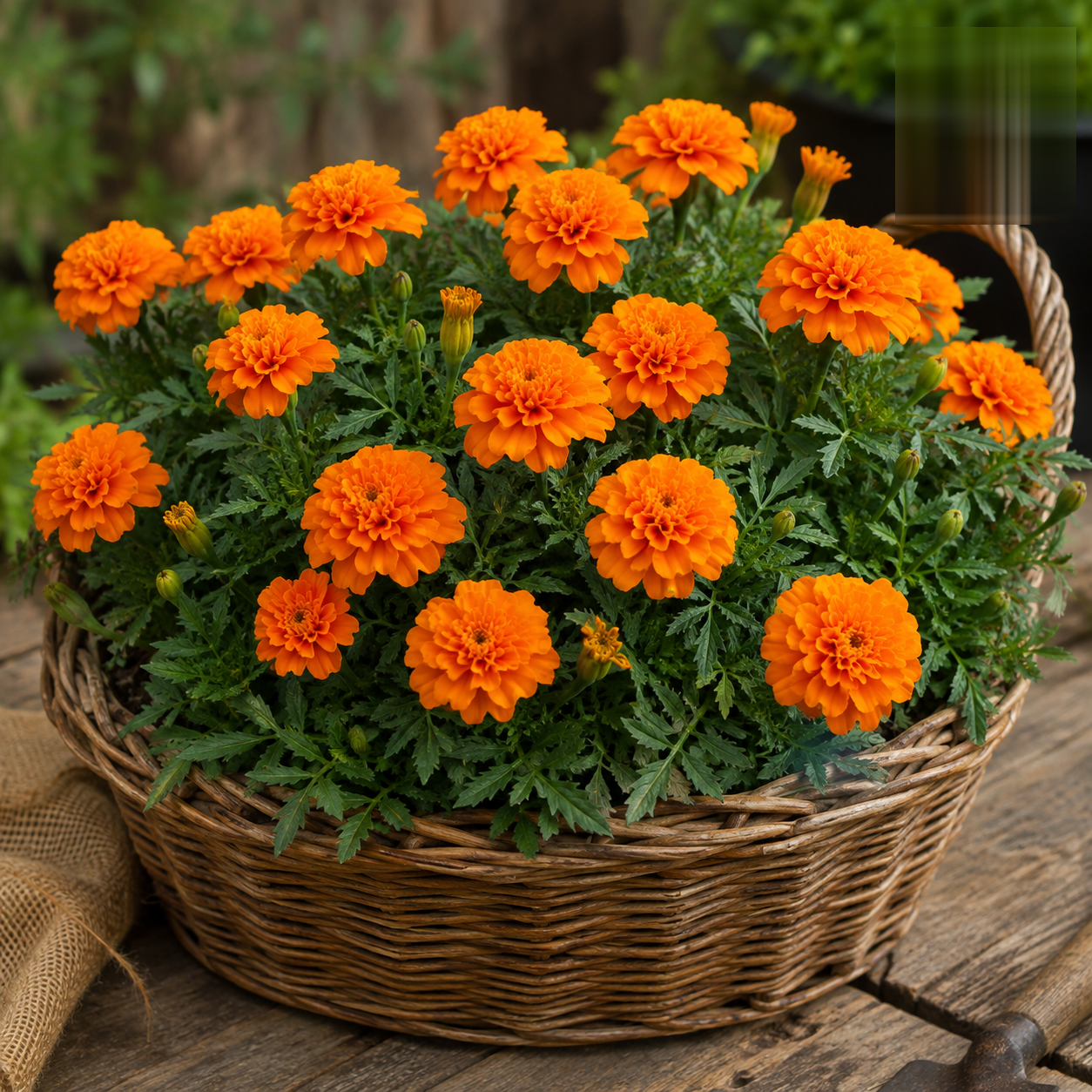 Marigold Nana Patula Orange Flower Seeds - Nook & Nature