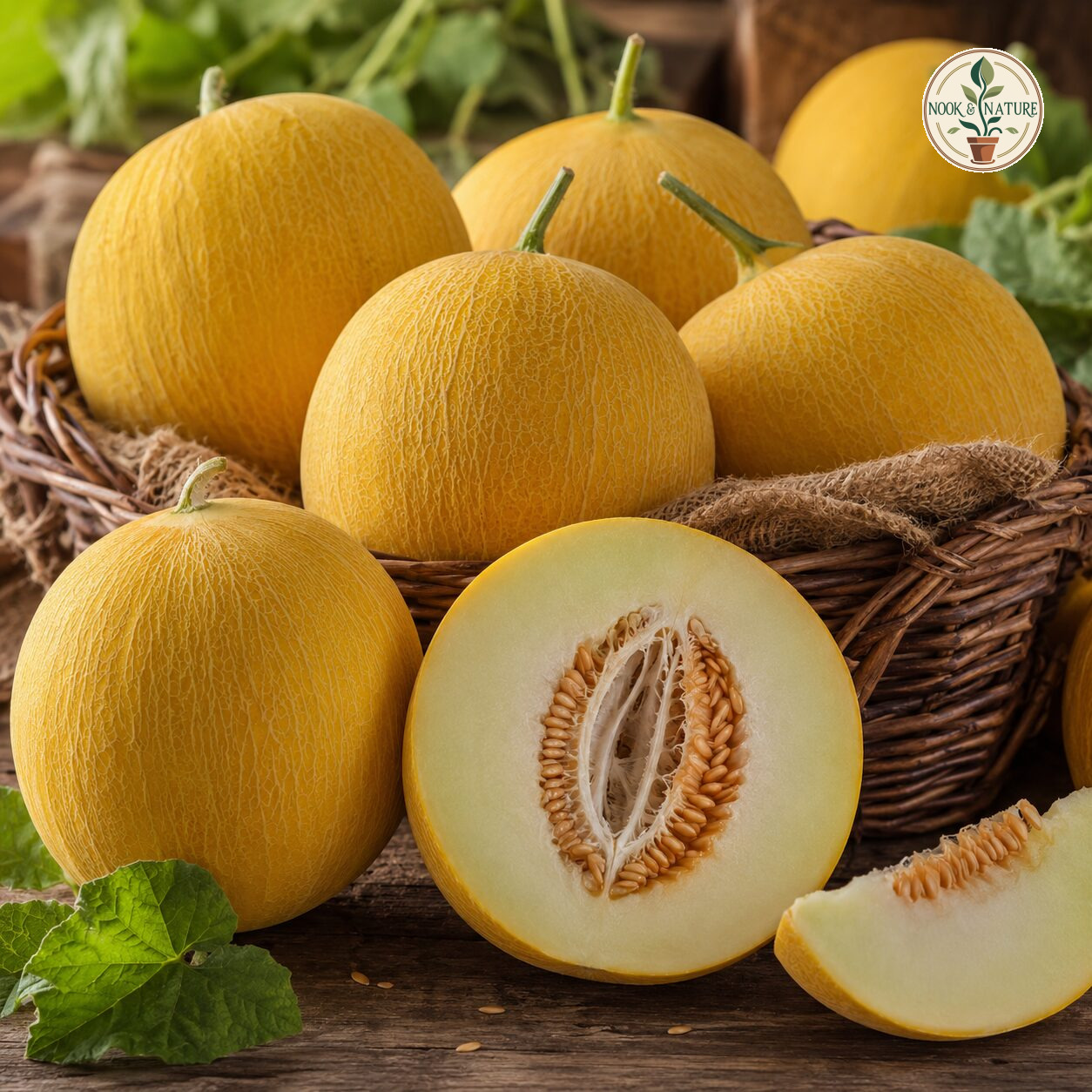 Musk Melon Shradha Yellow Canary Seeds - Nook & Nature