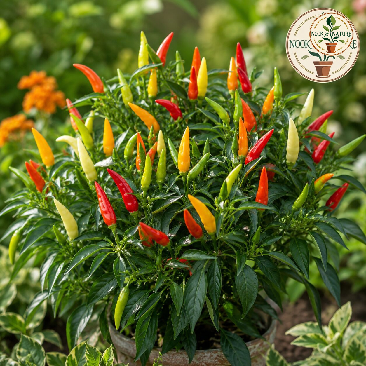 Ornamental Chilli Choice Mixed Seeds - Nook & Nature