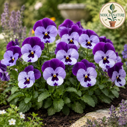 Pansy Beaconsfield Flower Seeds - Nook & Nature