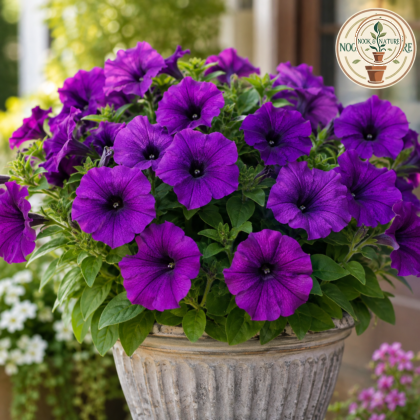 Petunia Grandiflora Violet Flower Seeds - Nook & Nature