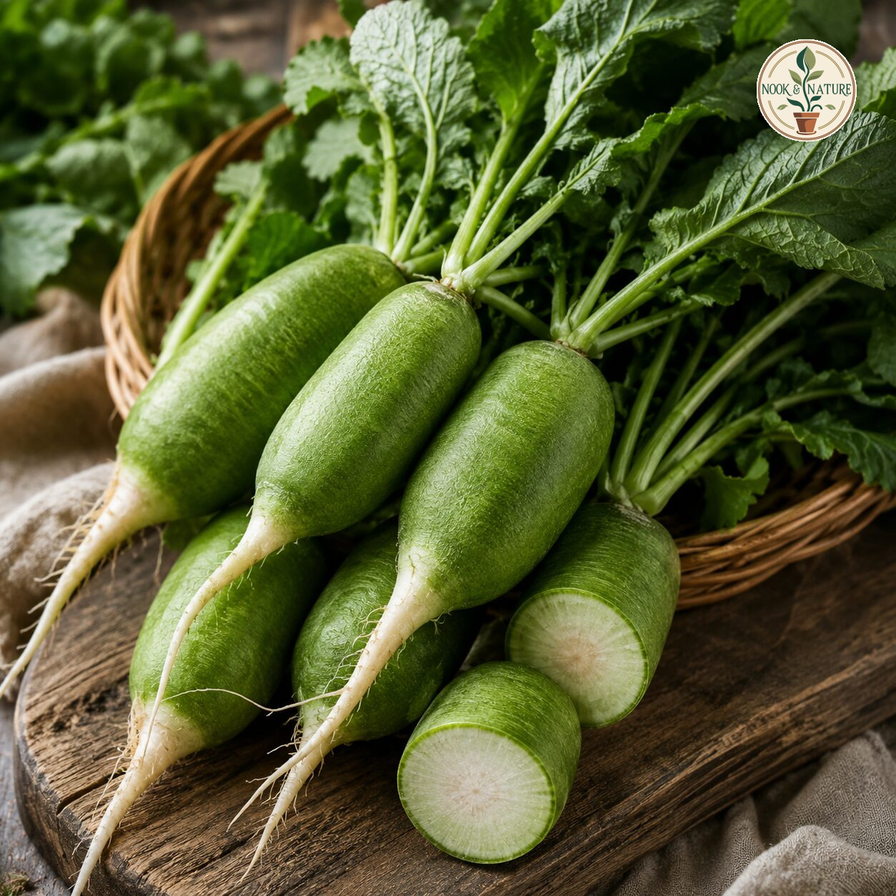Radish Imported Green Paradise Seeds - Nook & Nature