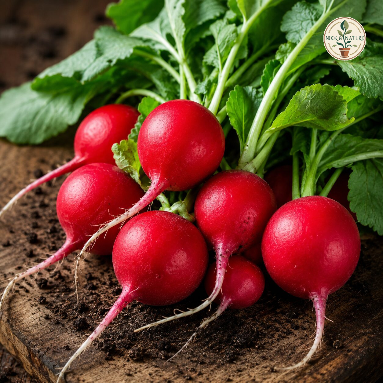 Radish Imported Scarlet Red Globe Seeds - Nook & Nature