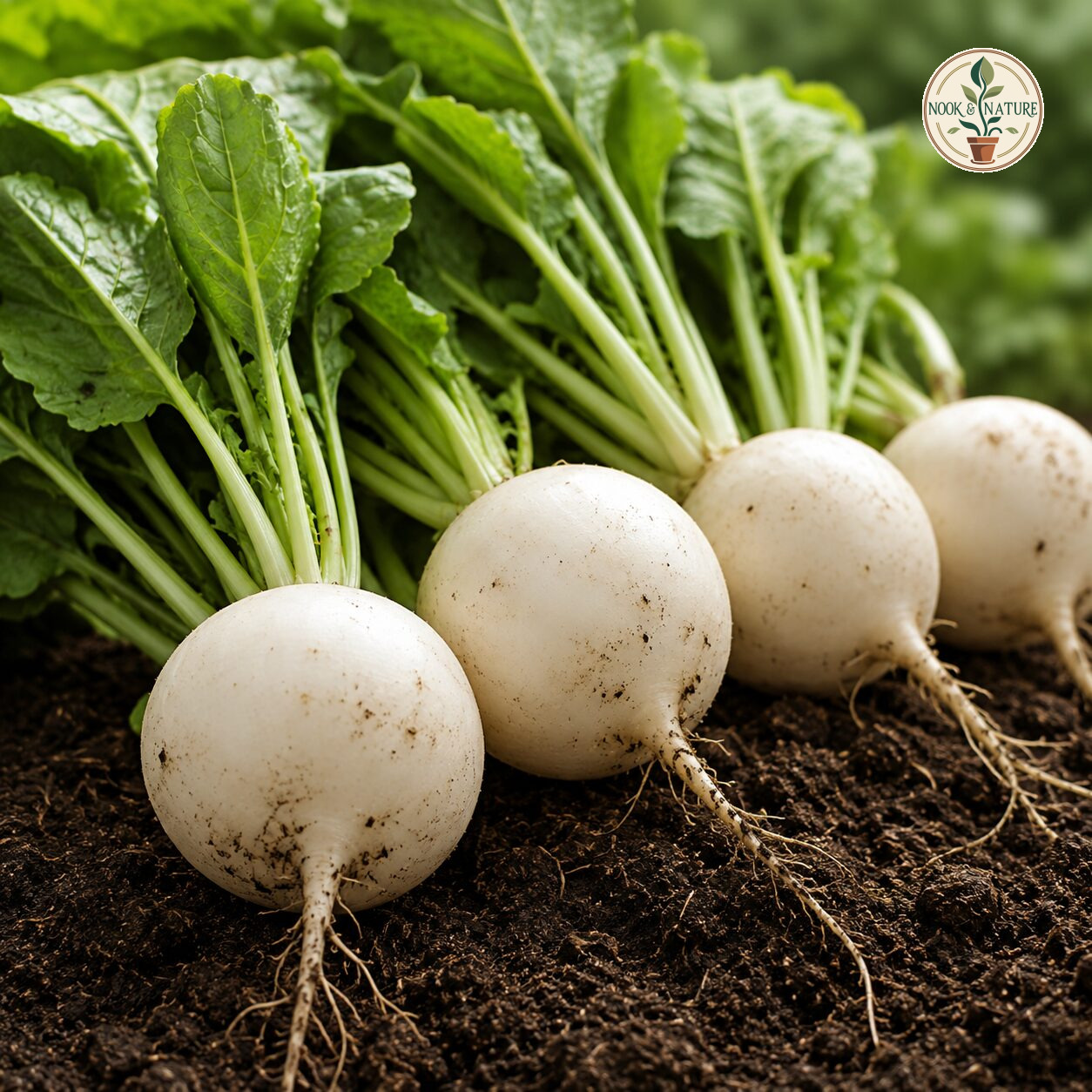 Radish Imported White Globe Seeds - Nook & Nature