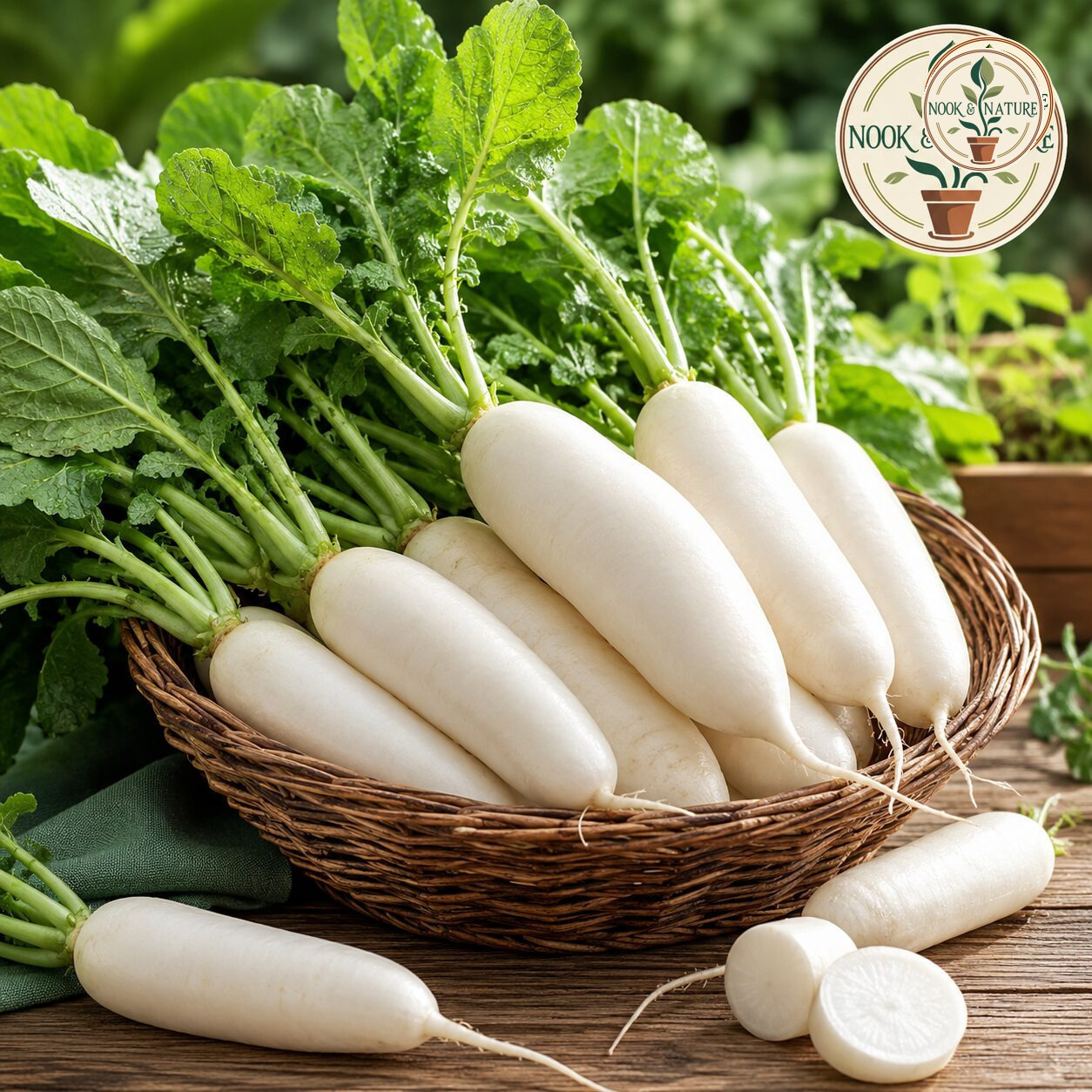 Radish Oval De Munich Seeds - Nook & Nature