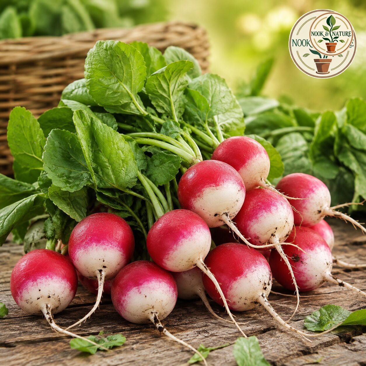 Radish Tondo Half Red Seeds - Nook & Nature