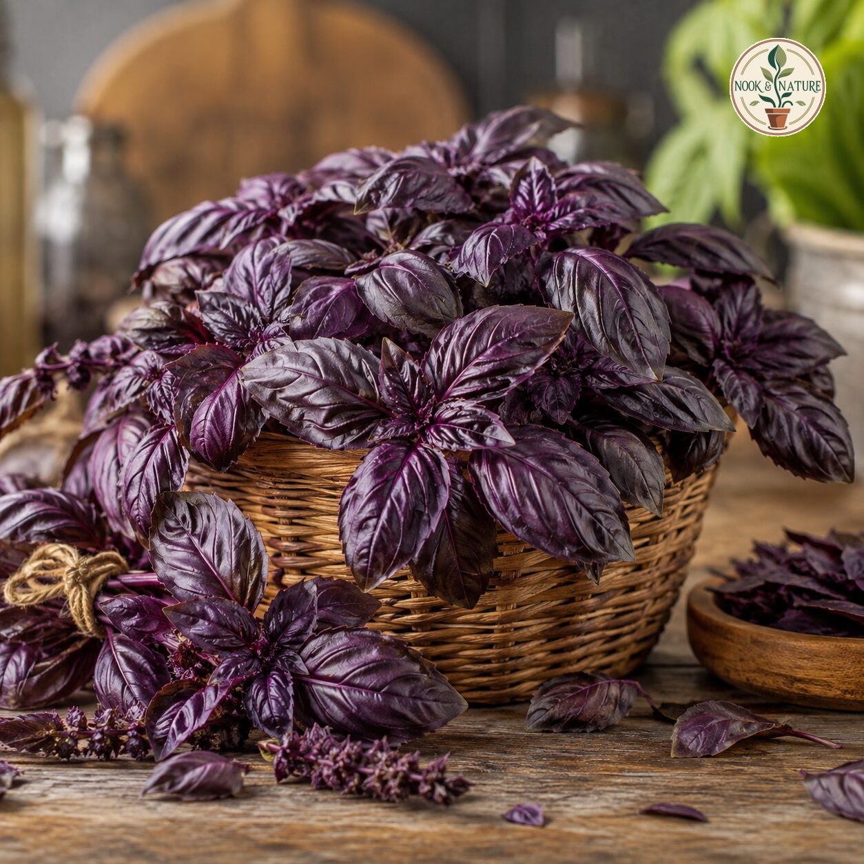 Red Basilicum Herb Seeds - Nook & Nature