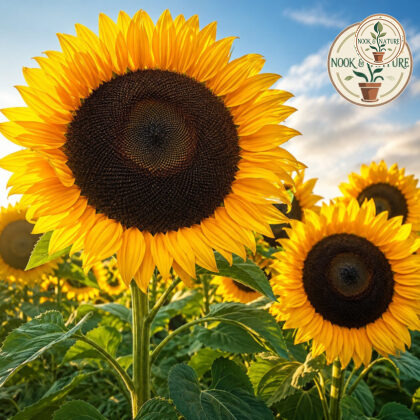 Sunflower Russian Giant Flower Seeds - Nook & Nature