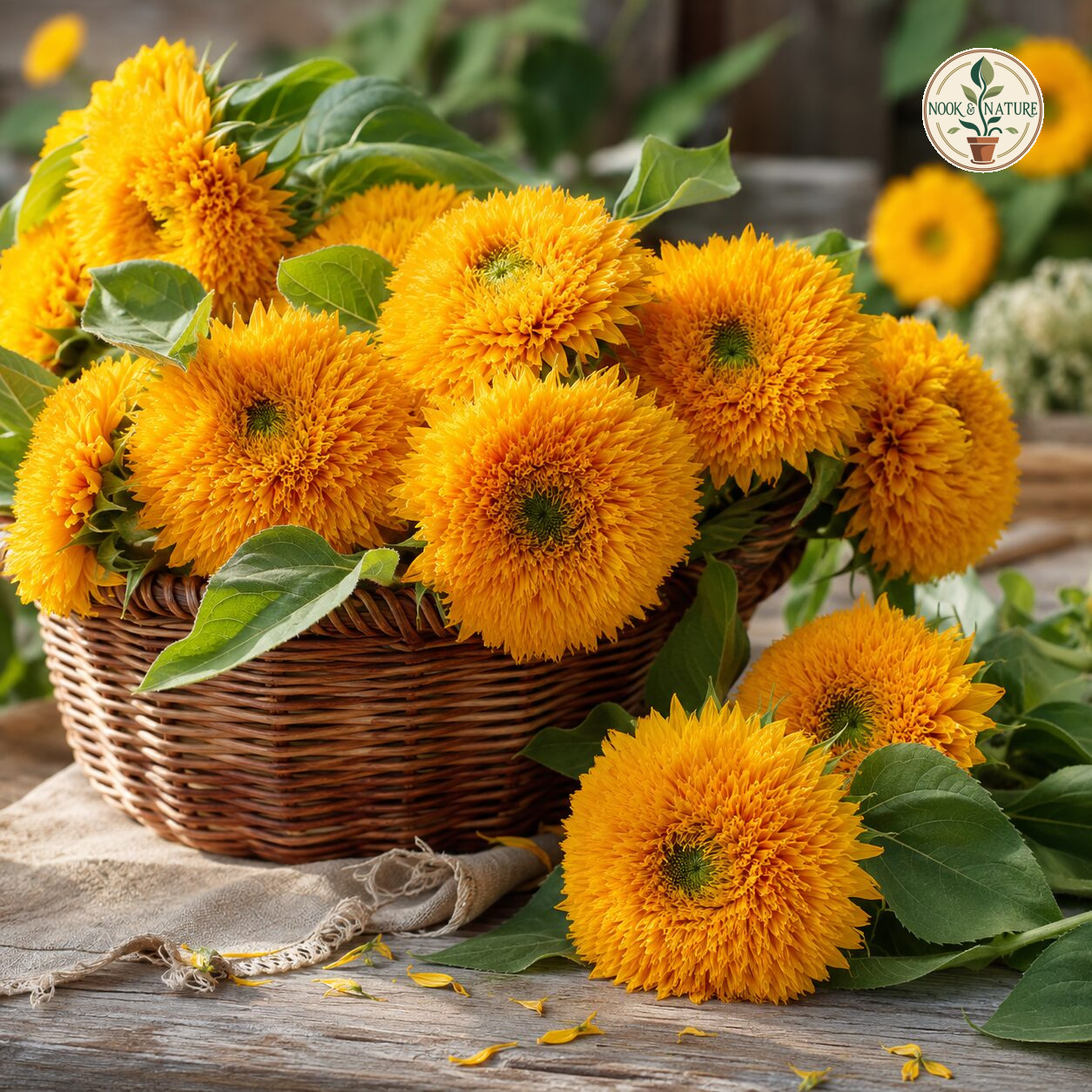 Sunflower Sun Gold Flower Seeds - Nook & Nature