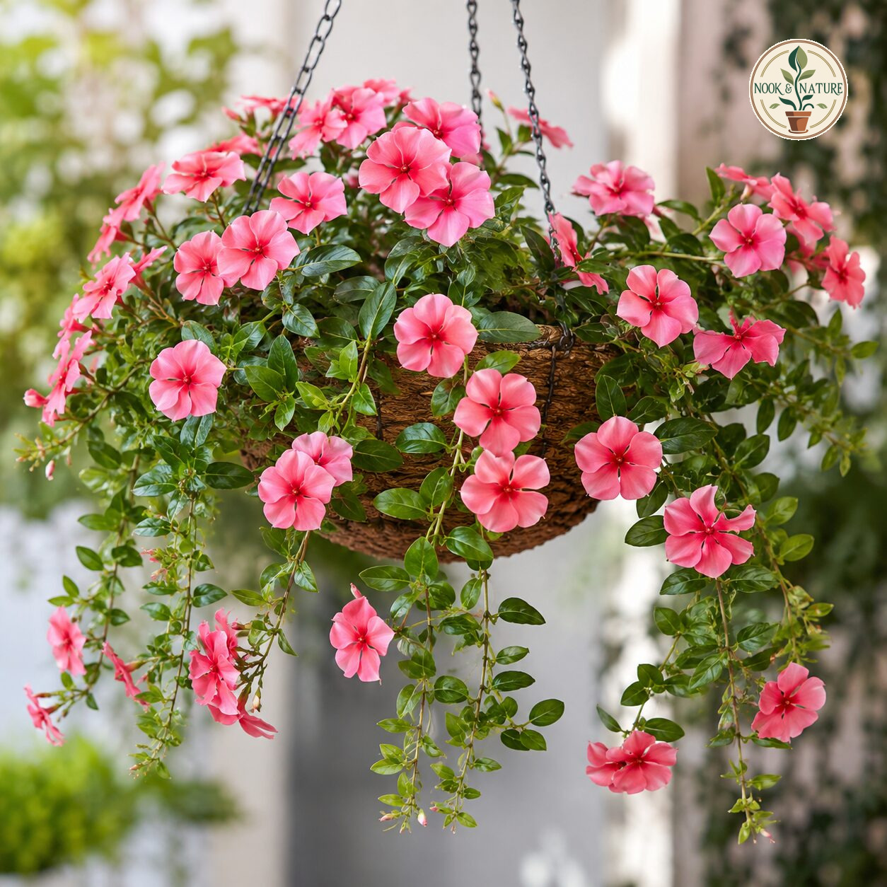 Vinca Rosea Trailing Strawberry Flower Seeds