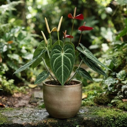 Anthurium cinereopetiolatum