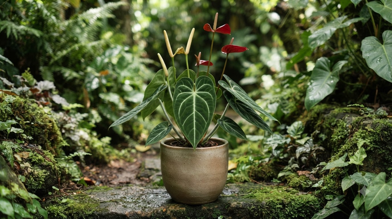 Anthurium cinereopetiolatum
