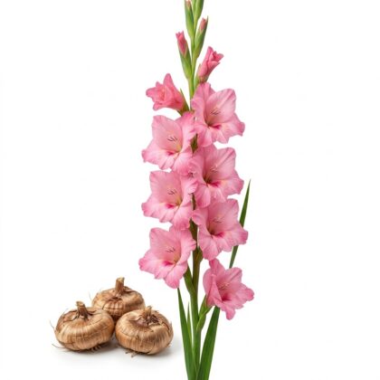 Gladiolus Pink Color Flower Bulb