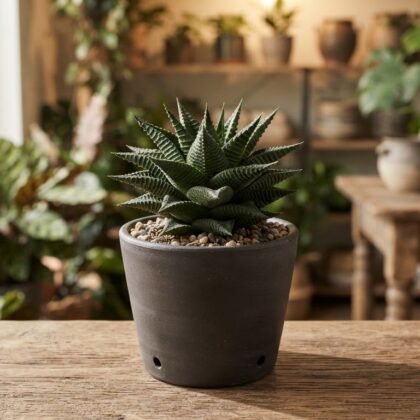 Tiger Cactus Haworthia Limifolia A